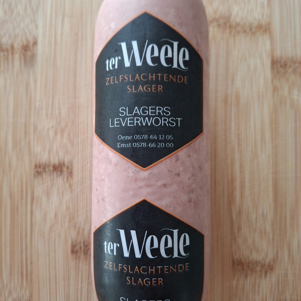 Heerlijke leverworst van onze eigen weide koeien